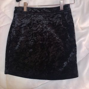 Velvet skirt
